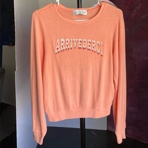 Wildfox Arrivaderci Sweatshirt RARE
